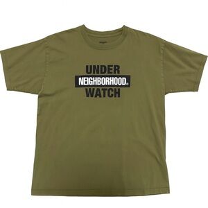 Neighborhood Olive Cotton Tee sz XL (Neighborhood Watch)